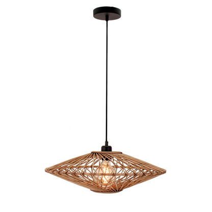 De moderne bruine hanglamp Nature Capello brengt warmte in jouw interieur. Perfect voor boven de eettafel of in de woonkamer.