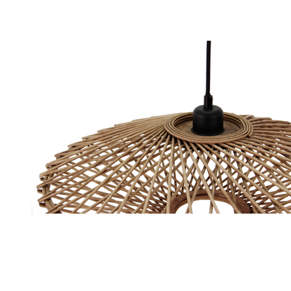 De bruine hanglamp Nature Capello voegt een moderne flair toe aan uw interieur.