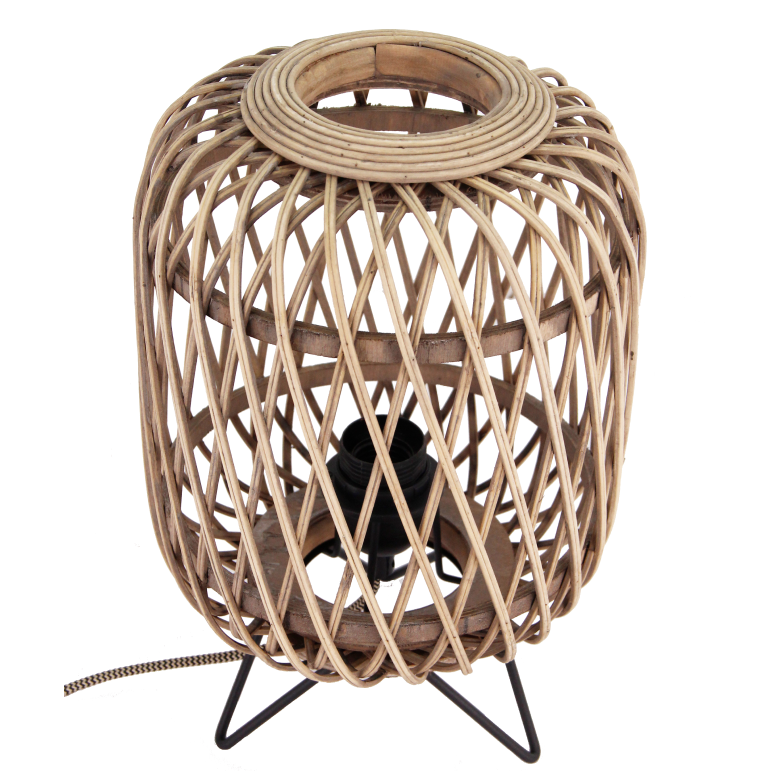 De beige Nature Diagonaal tafellamp voegt een landelijke charme toe aan je interieur. Perfect voor een warme sfeer.