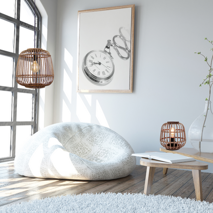 De Nature Trapeze hanglamp in naturel brengt een warme, landelijke sfeer in je interieur. Perfect voor boven de eettafel.