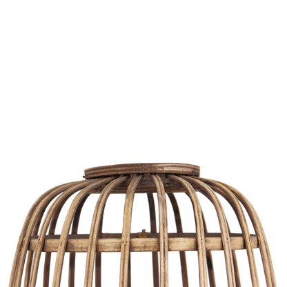 Natuurlijke bruine tafellamp uit de Nature Trapeze serie. Voegt een warme, landelijke sfeer toe aan je interieur.