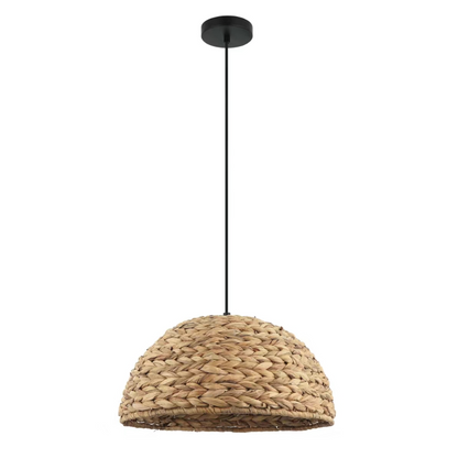De bohemian hanglamp Nature Treccia in bruin voegt warmte toe aan jouw interieur.