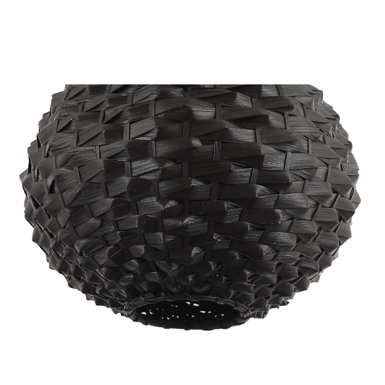 De bruine hanglamp Nature Treccia heeft een speelse, organische uitstraling. Perfect voor een warme, natuurlijke sfeer.
