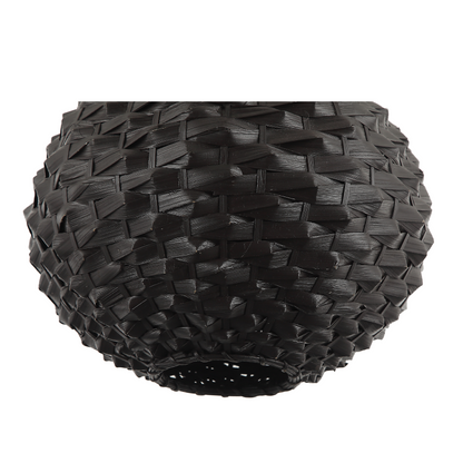 De bruine hanglamp Nature Treccia heeft een speelse, organische uitstraling. Perfect voor een warme, natuurlijke sfeer.
