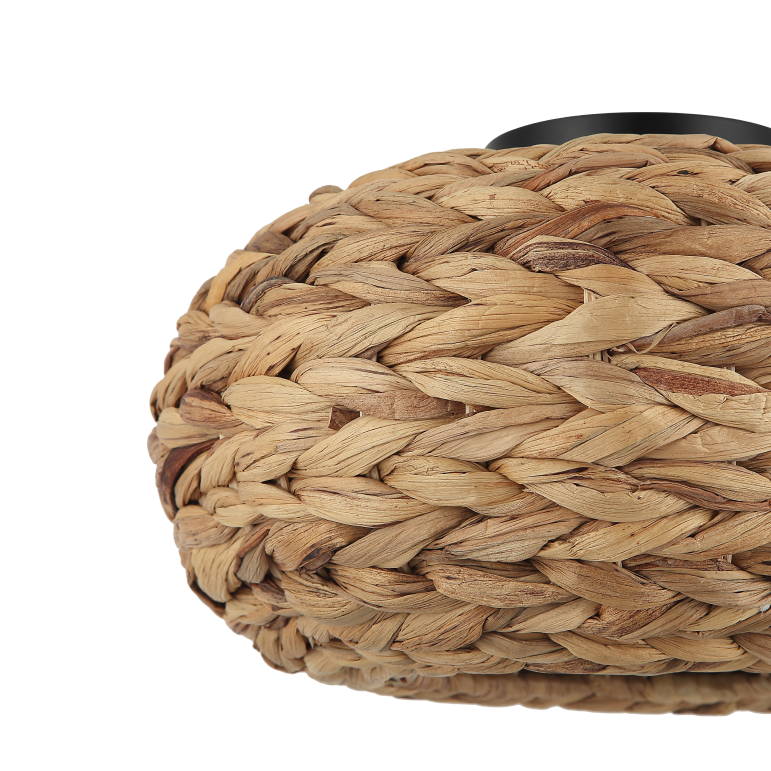Natuurlijke bruin tinten komen prachtig tot leven in deze plafondlamp. Een sfeervolle toevoeging aan je interieur.