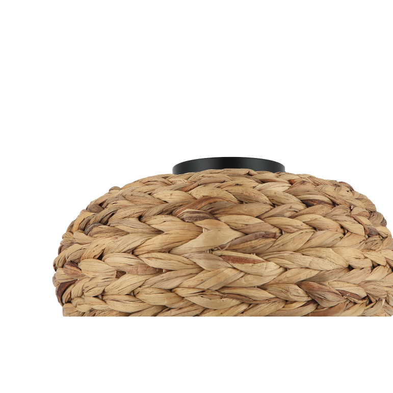 De bruine Nature Treccia plafondlamp voegt een natuurlijke charme toe aan elke ruimte. Ideaal voor een warme sfeer.