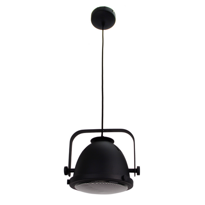 De zwarte hanglamp uit de Nero-serie straalt industriële charme uit.