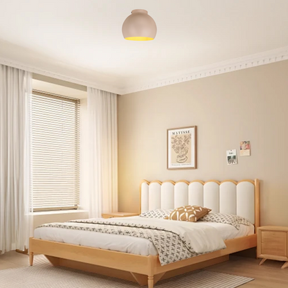 Illuminate your space with this modern cream ceiling light. Its soft glow enhances the ambiance beautifully.