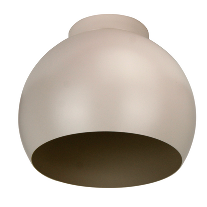 Detail van de beige Occhio plafondlamp met een modern design.