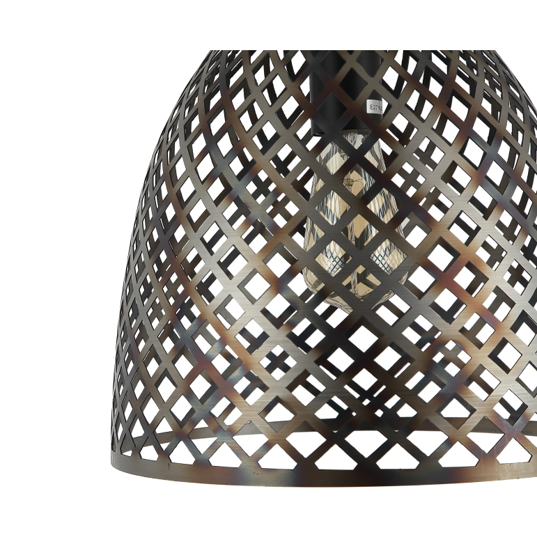 Deze zwarte hanglamp Pavia voegt een industriële flair toe aan je interieur. Perfect voor boven de eettafel of in de