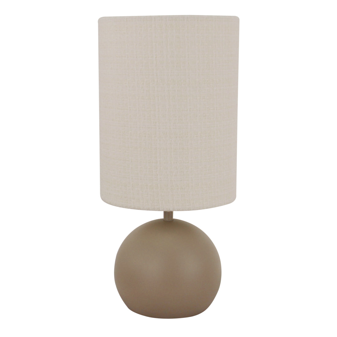 De taupe Porto tafellamp voegt een warme, gezellige sfeer toe aan jouw interieur. Perfect voor op tafel of nachtkastje.