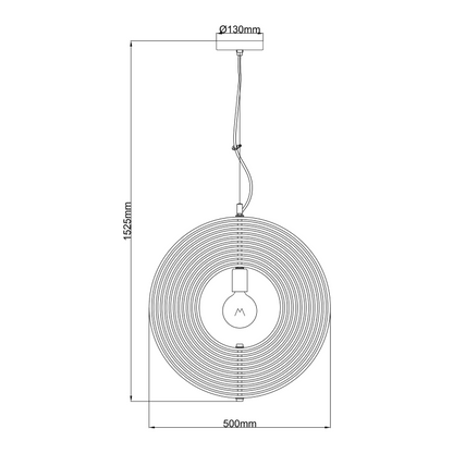 Deze zwarte Ring hanglamp heeft een industrieel design dat elke ruimte karakter geeft. Perfect voor sfeervolle verlichting.