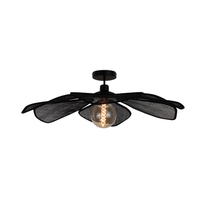 Moderne zwarte plafondlamp Corvo met een opvallend design. Perfect voor een eigentijdse sfeer in elke ruimte.