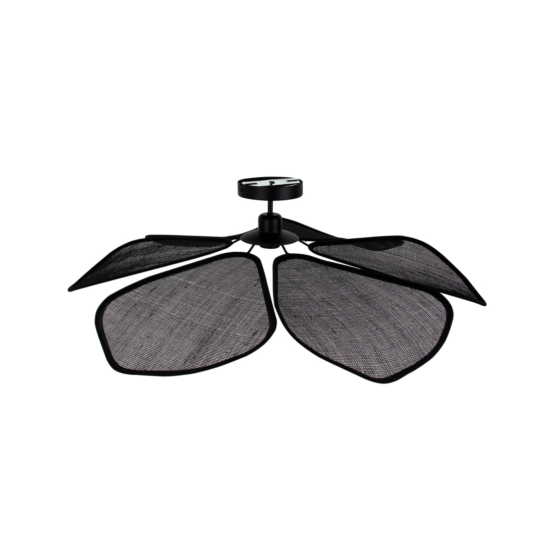 Deze zwarte Corvo plafondlamp straalt moderne elegantie uit. Perfect voor een eigentijdse inrichting met flair.