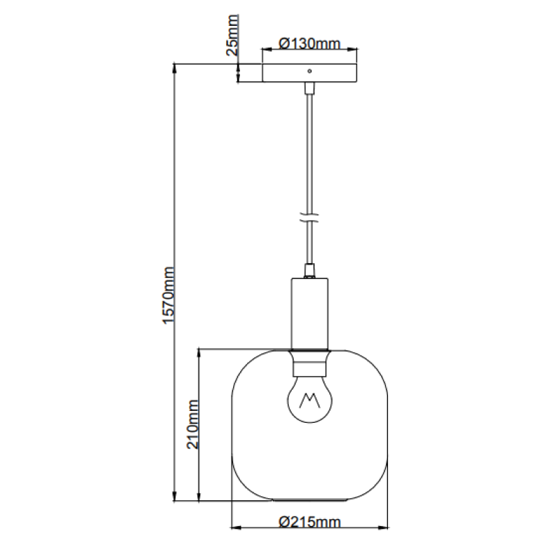 De zwarte Specchio hanglamp pendelt elegant naar beneden. Een prachtig accent voor moderne interieurs met karakter.