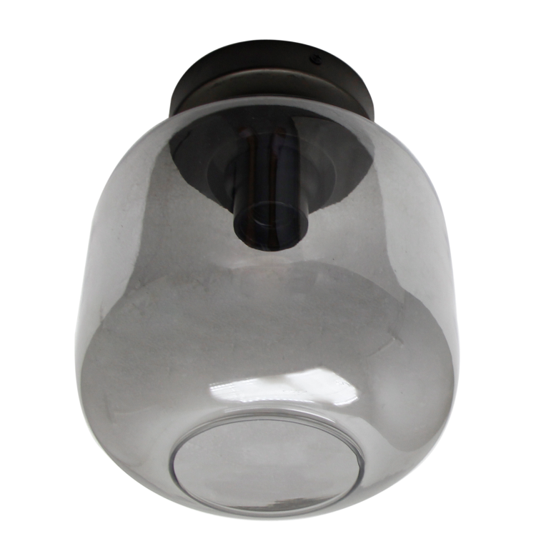 Zwart moderne plafondlamp uit de Specchio serie, met een elegant ontwerp. Perfect voor een eigentijdse sfeer in huis.