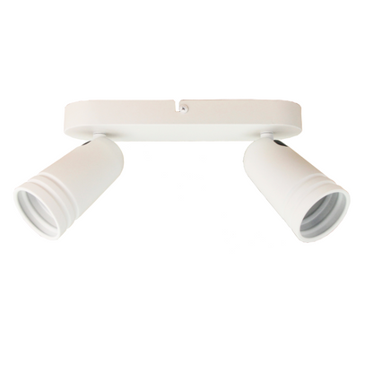 De Chericoni Spero plafondlamp in wit heeft een industrieel design.