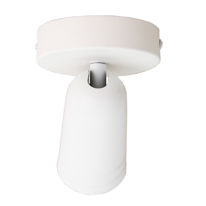 A close-up of the white Spero ceiling light showcases its refined design. Perfect for adding a touch of elegance to any room.
