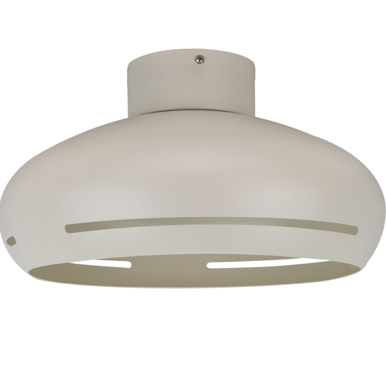 De crème Striscia plafondlamp heeft een eigentijds design. Ideaal voor een sfeervolle en moderne uitstraling in huis.