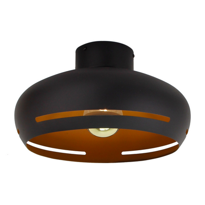 Illuminate your space with the modern black Chericoni Striscia ceiling light.
