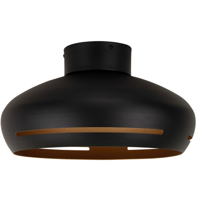 De Striscia plafondlamp in zwart en goud voegt een moderne flair toe aan je interieur. Perfect voor sfeervolle verlichting!