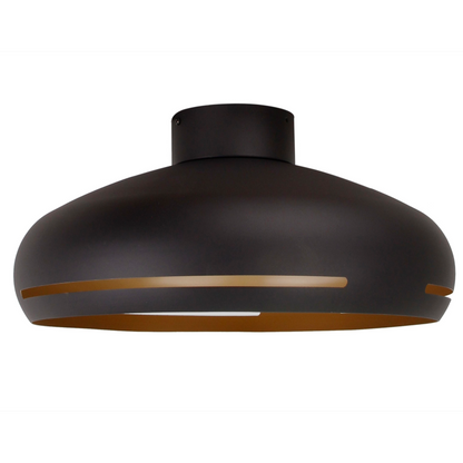 Detail van de Striscia plafondlamp in modern zwart, perfect voor een eigentijdse inrichting. Een eyecatcher voor elke ruimte.