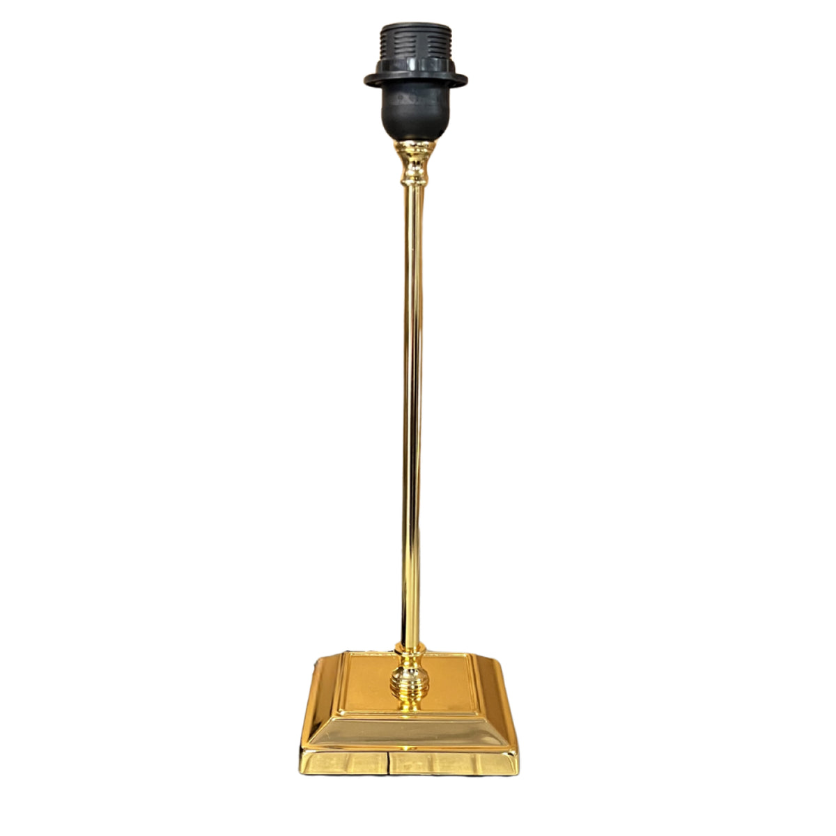 Gouden lampenvoet van de T-80 serie, perfect voor een klassieke uitstraling.