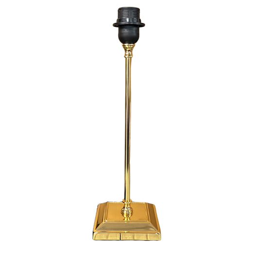 Gouden lampenvoet van de T-80 serie, perfect voor een klassieke uitstraling.