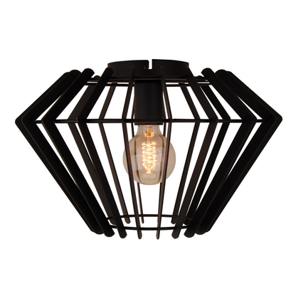 Illuminate your space with the modern black Tavola ceiling light.