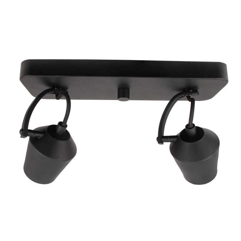 Deze zwarte Tavola plafondlamp heeft een modern ontwerp en voegt een strakke touch toe aan jouw interieur.
