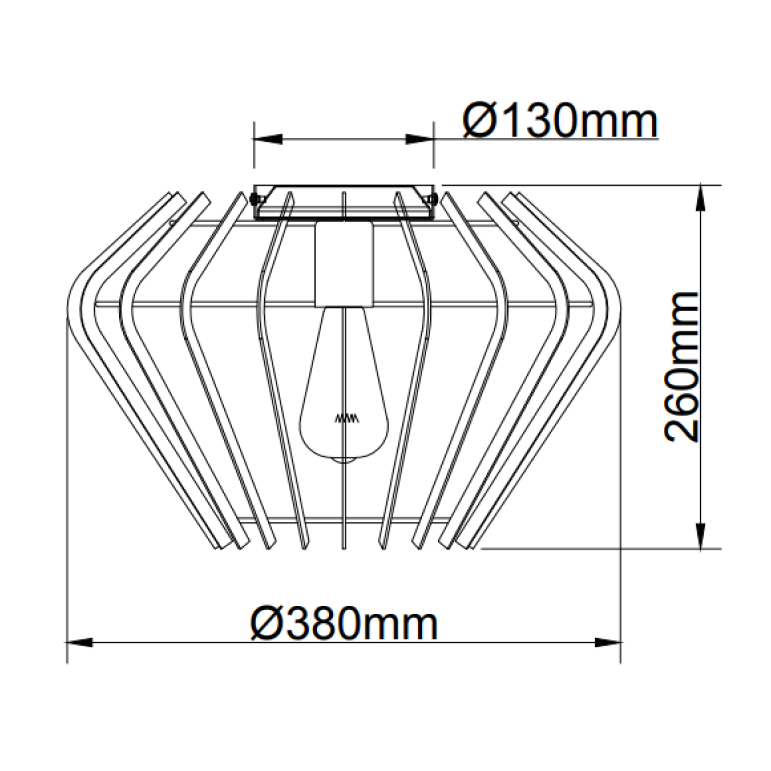 De zwarte Tavola plafondlamp heeft een modern design en voegt een eigentijdse flair toe aan elke kamer.