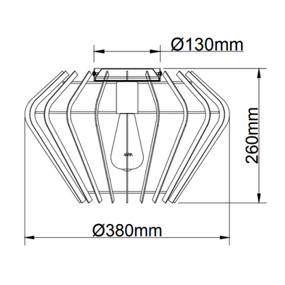 De zwarte Tavola plafondlamp heeft een modern design en voegt een eigentijdse flair toe aan elke kamer.