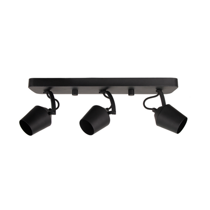 Deze detailfoto toont de elegante zwarte Tavola plafondlamp. Perfect voor een moderne uitstraling in elke ruimte.