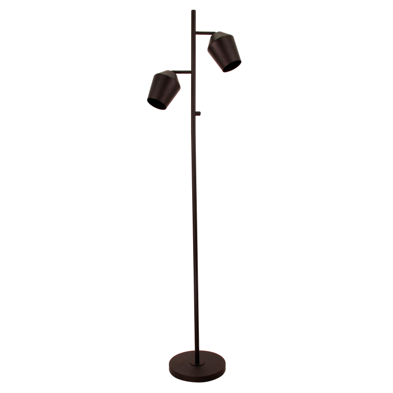 Deze zwarte Tavola vloerlamp heeft een minimalistich design en past perfect in een moderne interieur. Een echte sfeermaker!