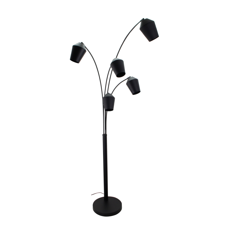 Discover the modern elegance of the black Tavola floor lamp. Its sleek design enhances any contemporary space beautifully.