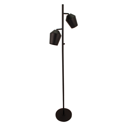 Detailweergave van de zwarte Tavola vloerlamp, perfect voor een moderne inrichting. Een stijlvolle aanvulling in elke kamer.