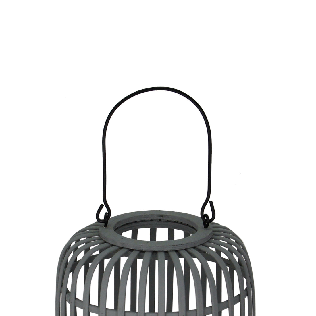 Dichtbijzicht van de moderne grijze tafellamp uit de Woven-serie. Deze lamp voegt een warme sfeer toe aan elke ruimte.