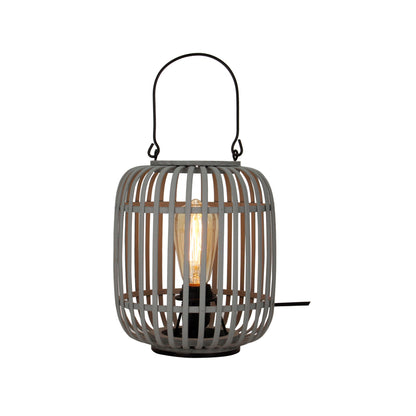 Deze moderne grijze tafellamp voegt een vleugje elegantie toe aan je interieur. Perfect voor een sfeervolle ambiance.