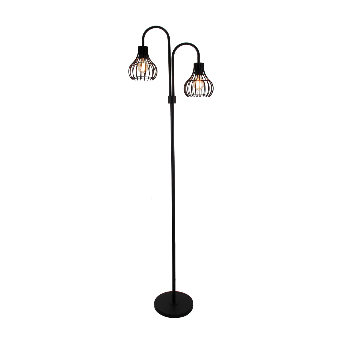 Moderne zwarte vloerlamp Goccia uit de Goccia-serie.