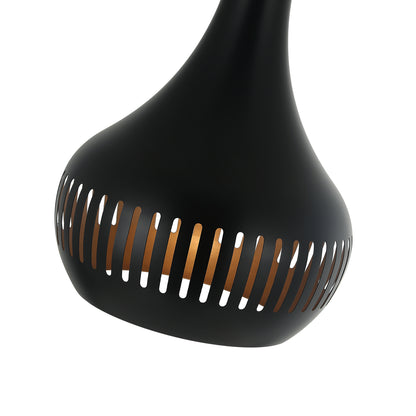 Moderne zwarte Canna hanglamp van metaal voegt een eigentijdse touch toe aan je interieur. Perfect boven de eettafel.