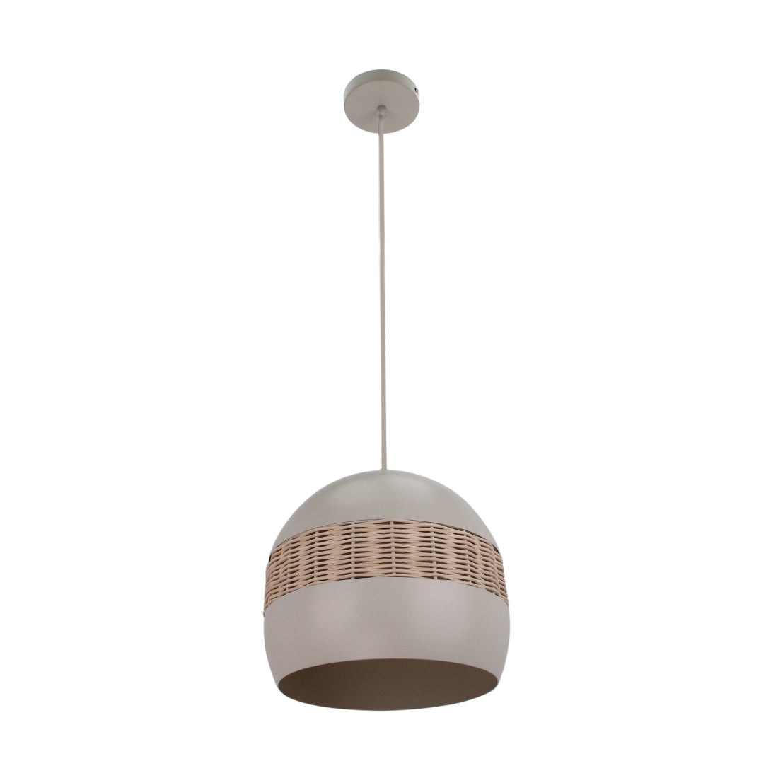 De crème Caserta hanglamp voegt een landelijke charme toe aan je interieur. Perfect voor een warme, gezellige sfeer.