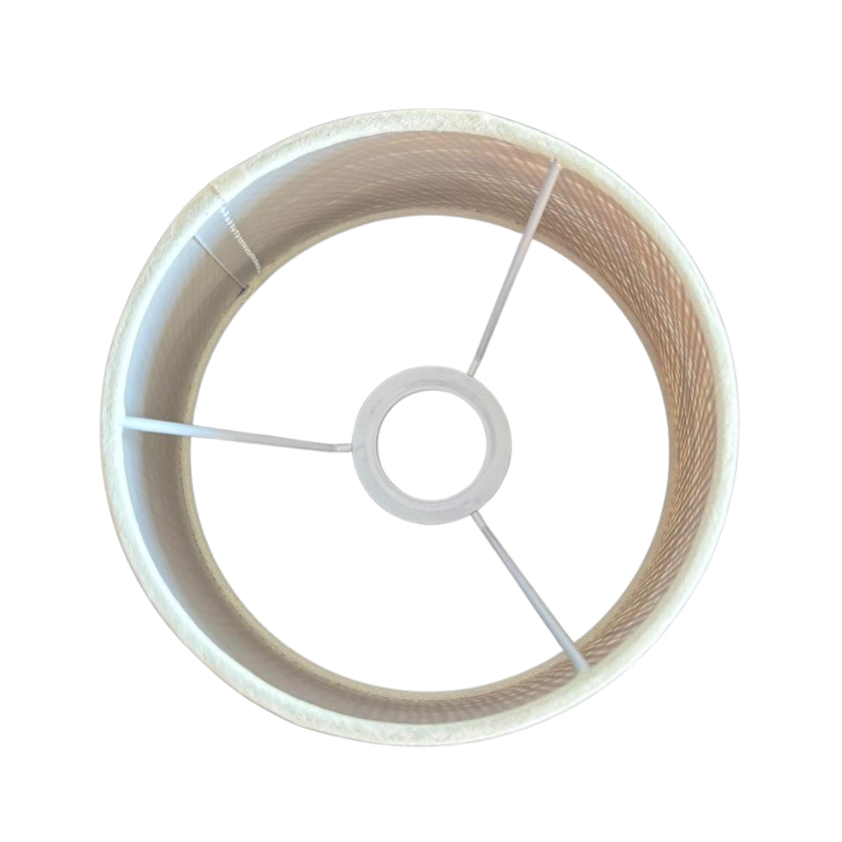 Natuurlijke crème lampenkap in een modern jute-design. Perfect voor een warme en eigentijdse sfeer in jouw interieur.