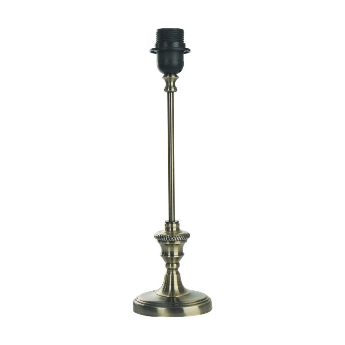 Deze bronzen lampenvoet straalt klassieke elegantie uit en vormt de ideale basis voor uw favoriete lampenkap.