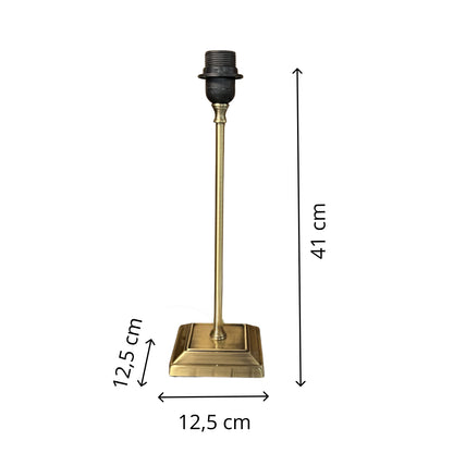 Deze bronzen lampenvoet uit de T-80 serie voegt een klassieke charme toe aan je interieur.