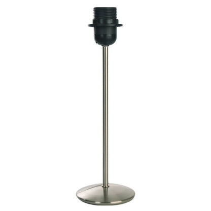 Moderne lampenvoet van geborsteld ijzer met een hoogte van 29 cm. Perfect voor het creëren van een eigentijdse uitstraling.