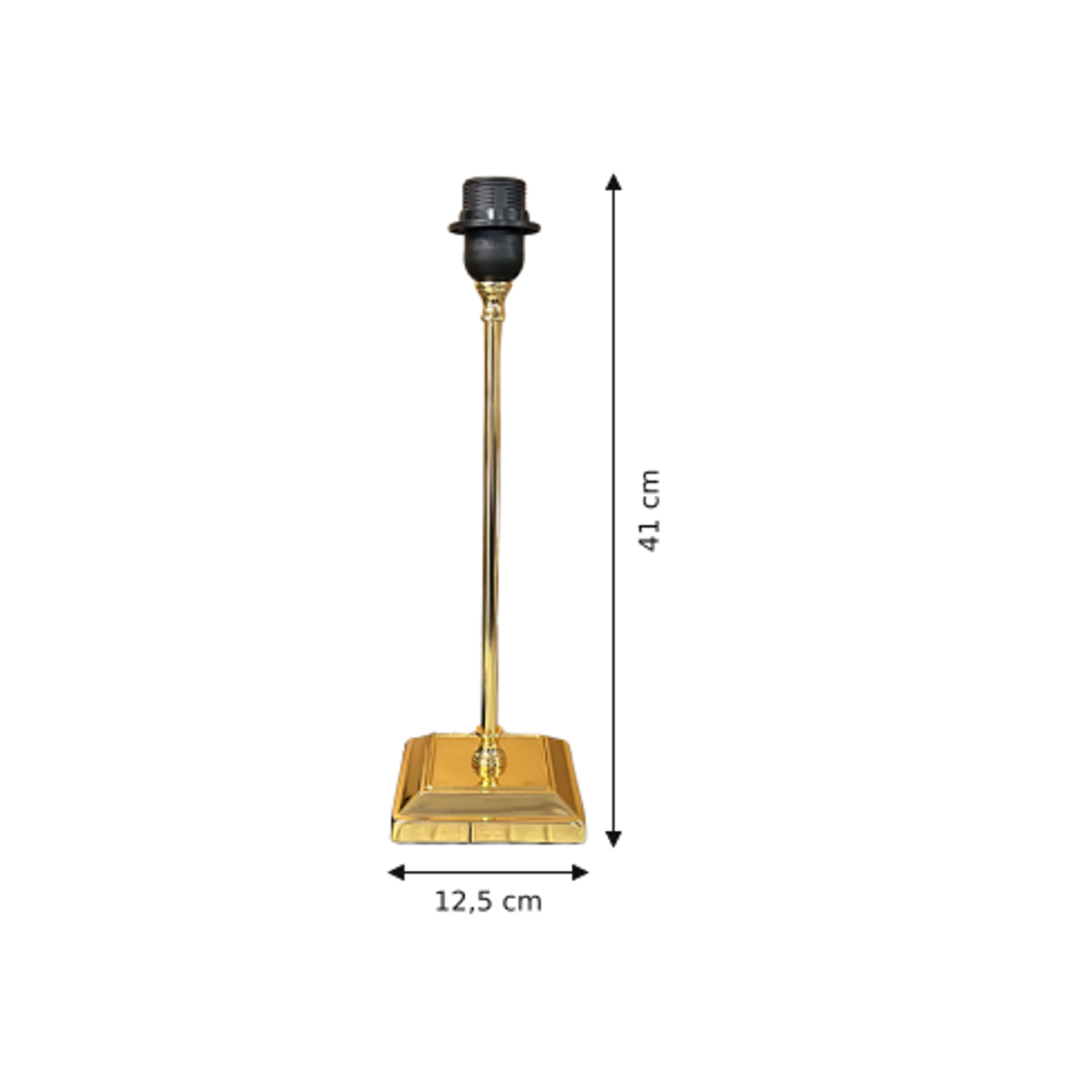 Deze klassieke lampenvoet in goud voegt een vleugje luxe toe aan je interieur. Perfect voor een elegante uitstraling.