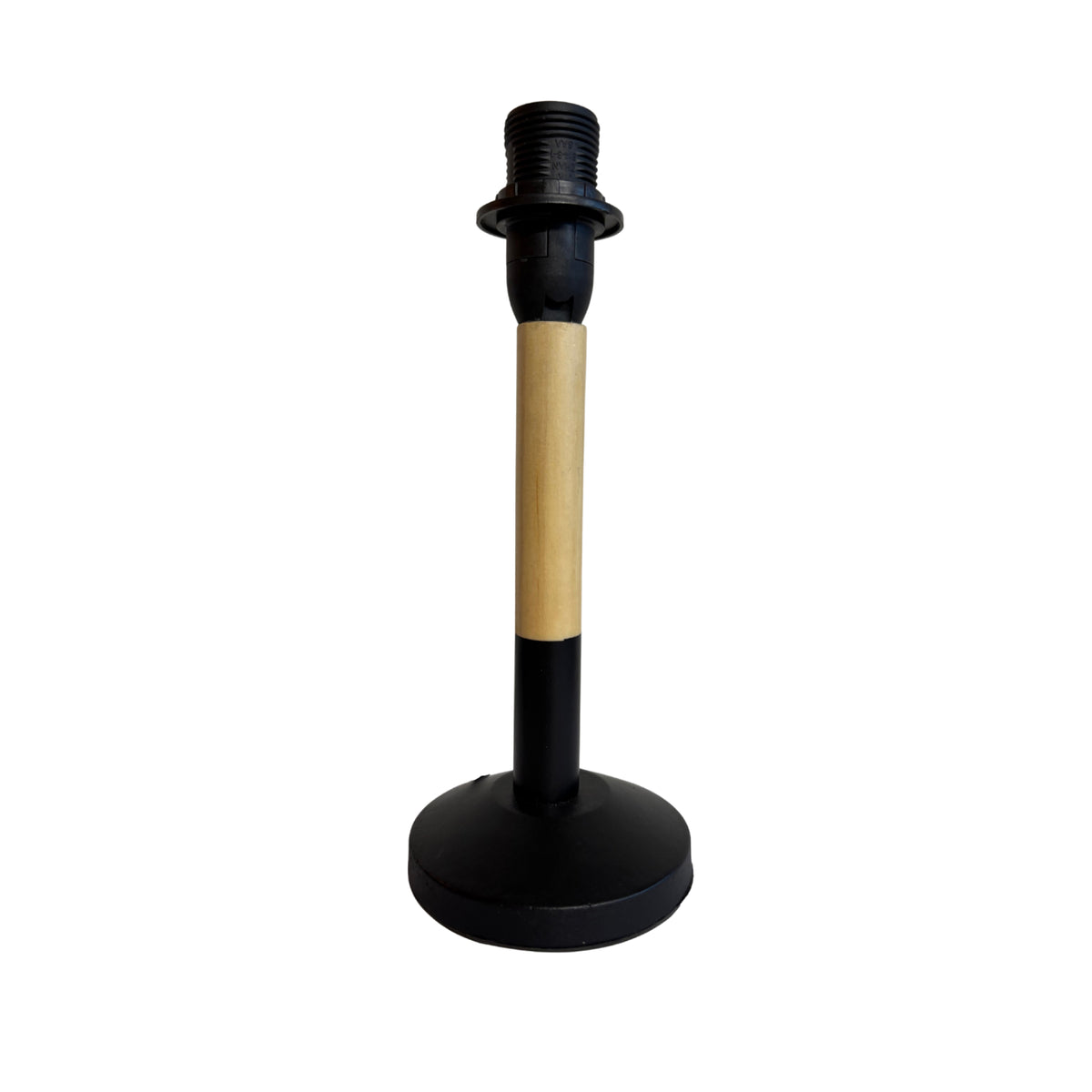 Deze naturel lampenvoet van 21 cm geeft een Scandinavische uitstraling aan je interieur.