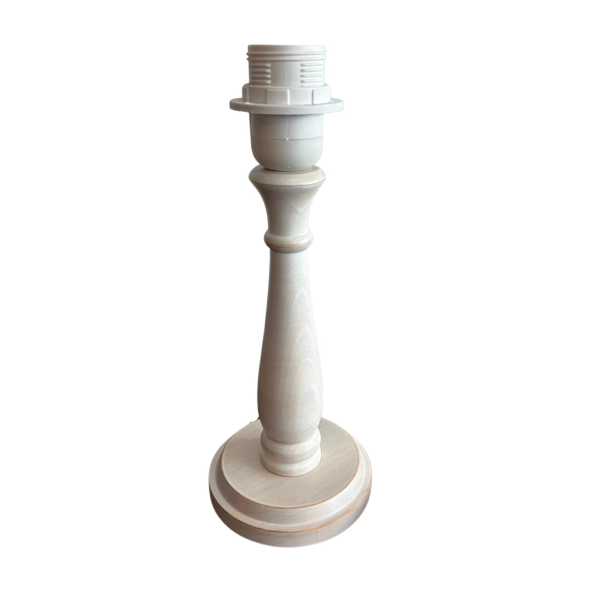 Minimalistische lampenvoet in crème kleur voor een stijlvolle uitstraling. Perfect voor het creëren van een warm sfeertje.