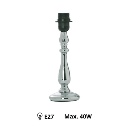 Deze nikkel lampenvoet van 26 cm heeft een moderne uitstraling. Perfect voor het creëren van een eigentijdse sfeer.