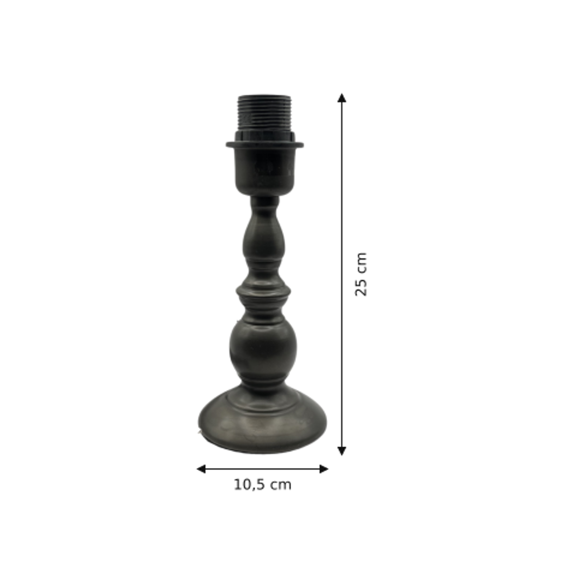 Various Lampenfüẞe Lampenvoet Zwart